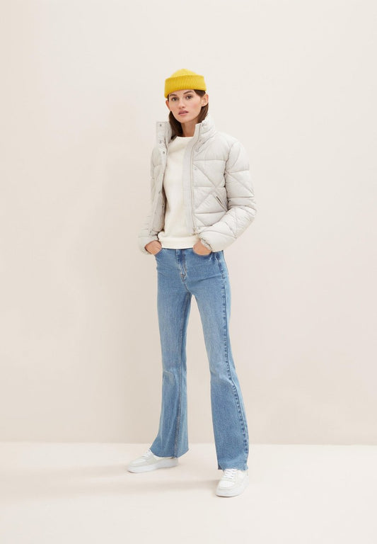 TOM TAILOR Denim JACQUARD - Strickpullover - Gardenia White