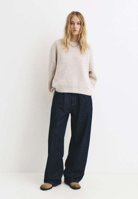 PULL & BEAR PURL - Jumper - Sand
