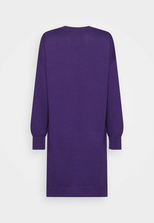 Edc By Esprit DRESS - Strickkleid - Dark Lavender