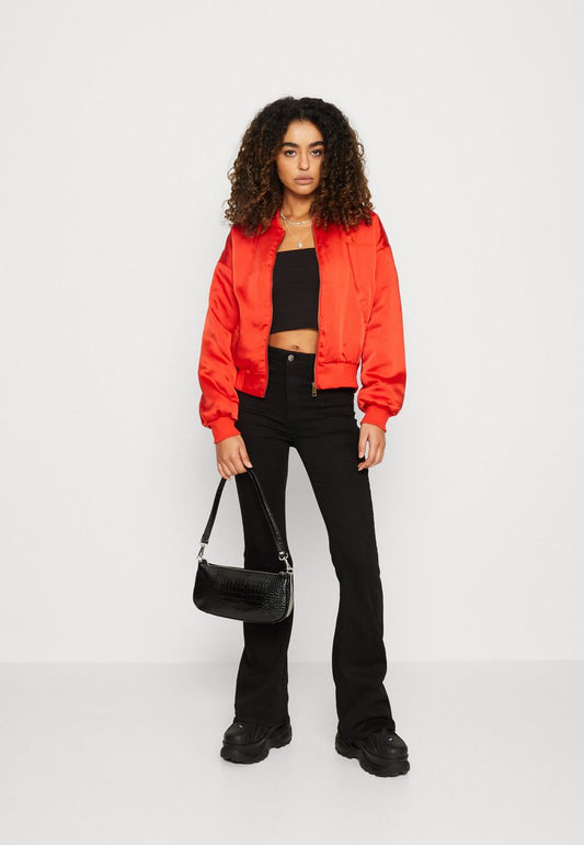 COLOURFUL REBEL JULEY EMBRO JACKET - Bomberjacke - Warm Orange