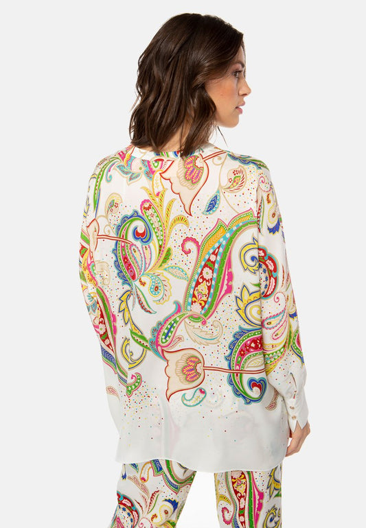 PAISLEY POWER - Bluse - Elfenbein