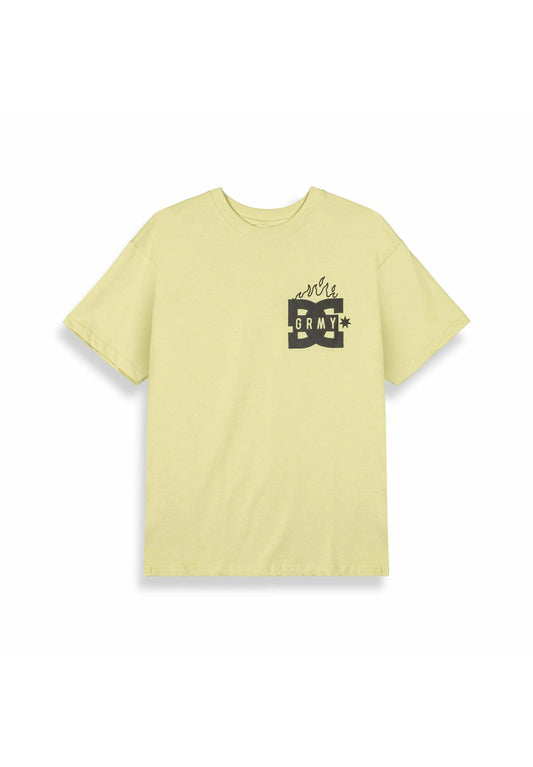 GRIMEY CAMISETA THE SWARM DC SHOES X HONEY LIME - Print T-shirt - Lima