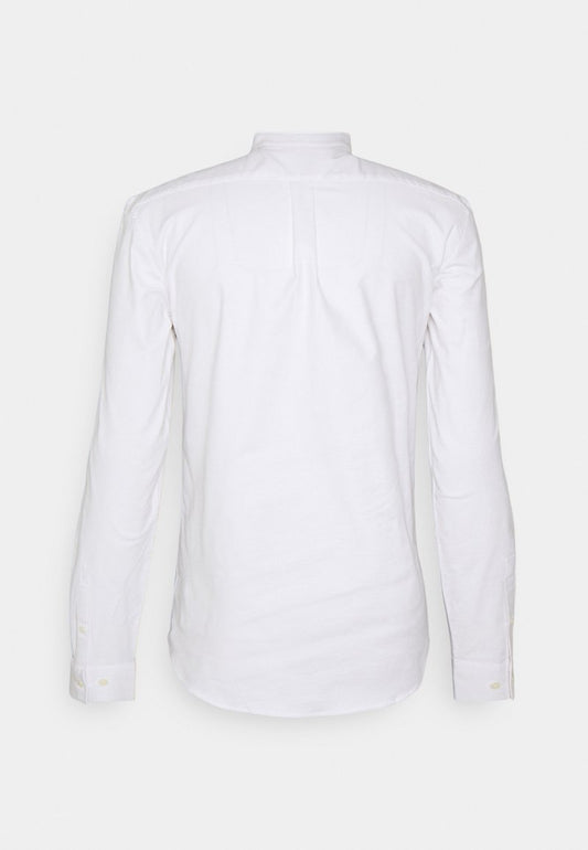 Lindbergh SLIM FIT OXFORD MANDERIN SUPERFLEX - Hemd - White