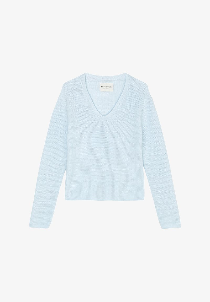 Marc O'Polo LONGSLEEVE V NECK - Strickpullover - Black