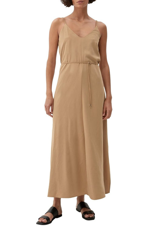 S.Oliver BLACK LABEL MET STRIKCEINTUUR - Maxikleid - Brown