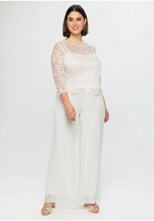 Sheego Stoffhose - Offwhite