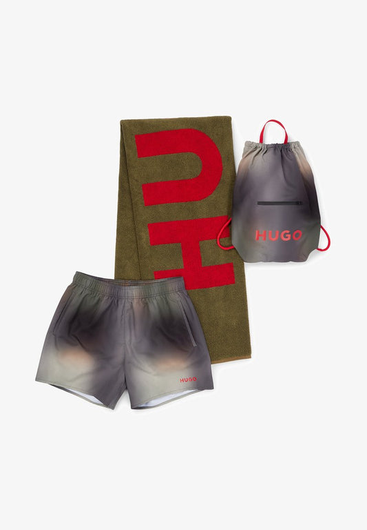 Hugo CRUISE - Badeshorts - Open Green