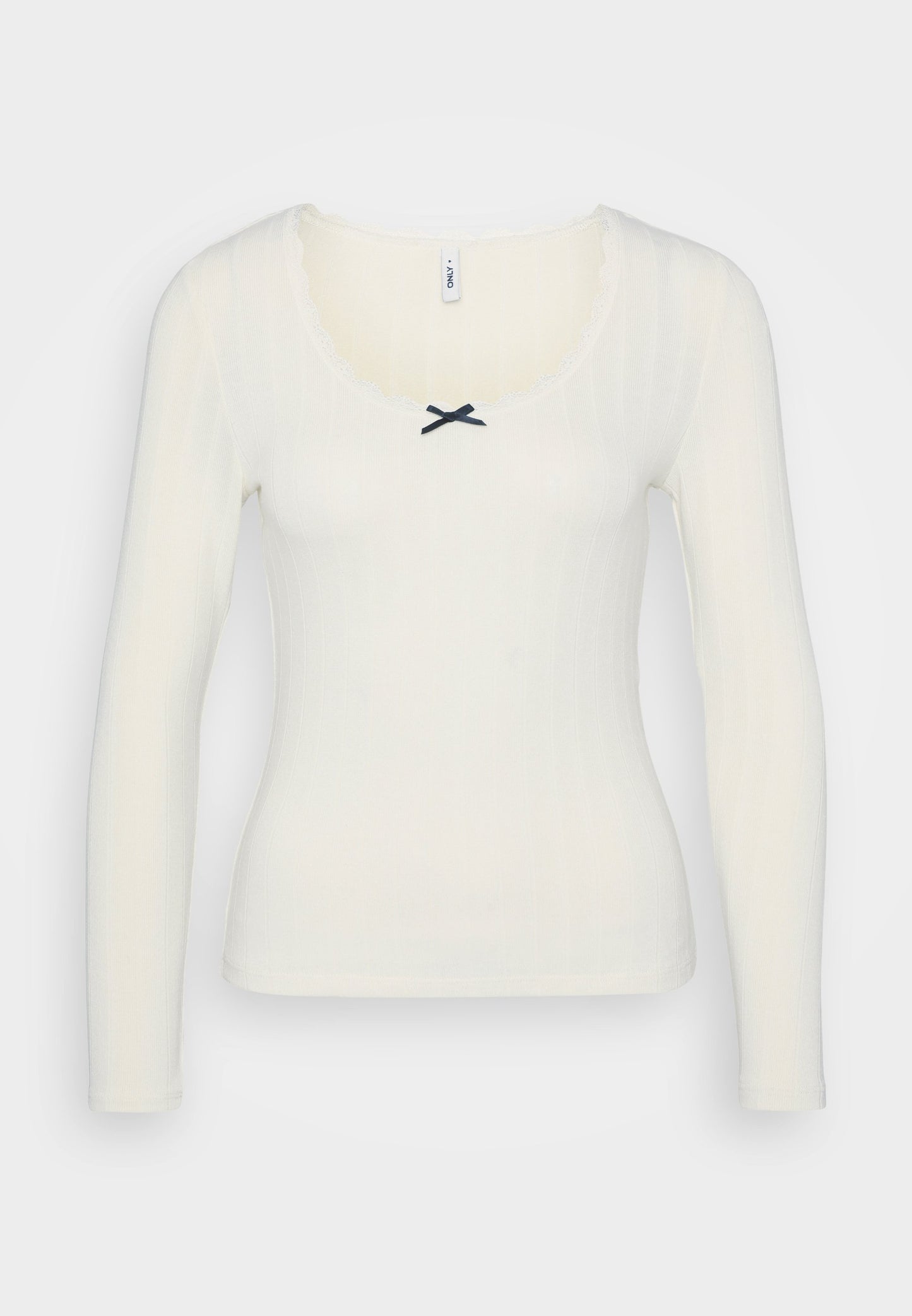 ONLY Petite ONLLAIKA U NECK - Long Sleeved Top - Black
