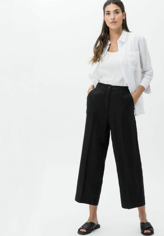 BRAX STYLE MAINE S - Stoffhose - Black