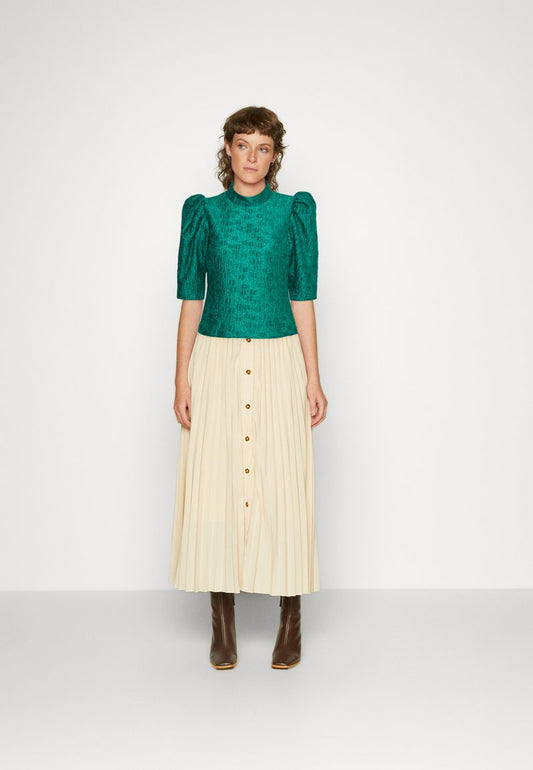 Custommade DAVIDA - Bluse - Posy Green