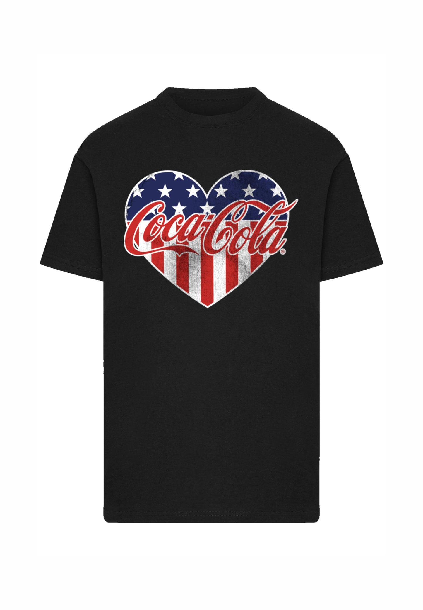 F4NT4STIC COCA COLA AMERICANA - Print T-shirt - Heather Grey