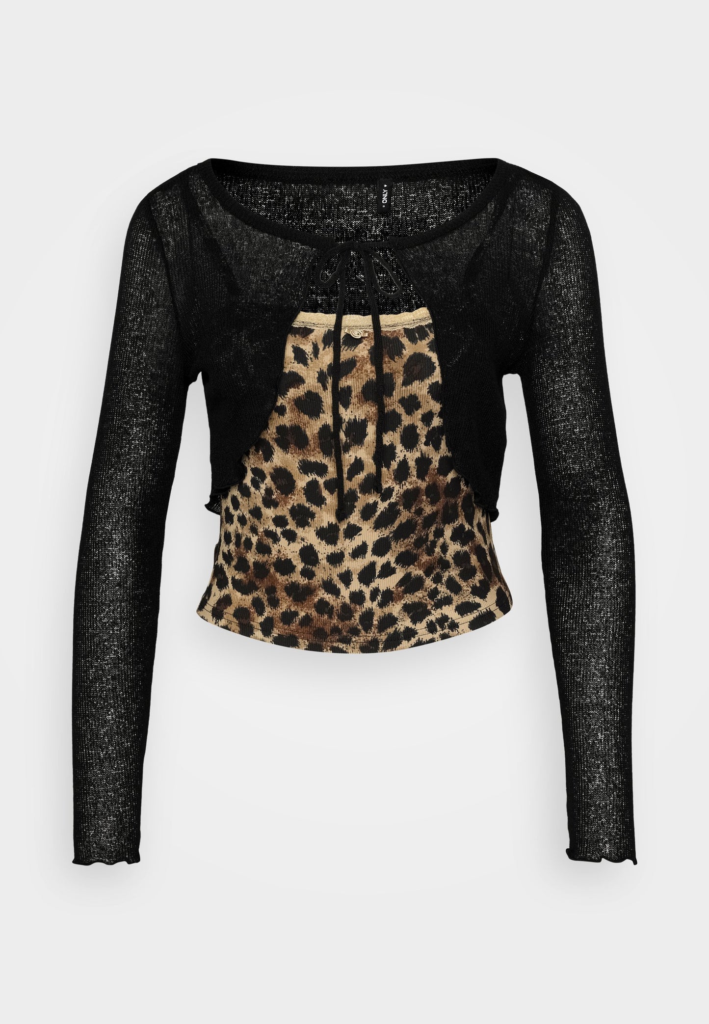 ONLY Petite ONLLEMONE DOUBLE - Long Sleeved Top - Egret