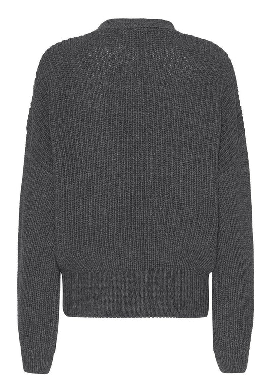 JULIE - Strickjacke - Antrasit Grey