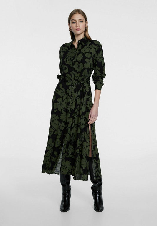 Stradivarius Blusenkleid - Khaki