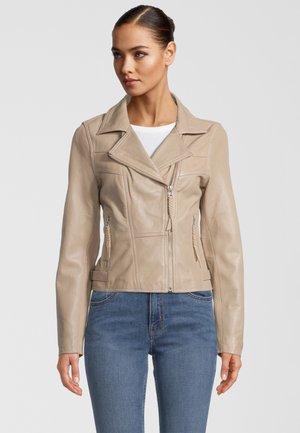 Goosecraft TAYLOR - Lederjacke - White