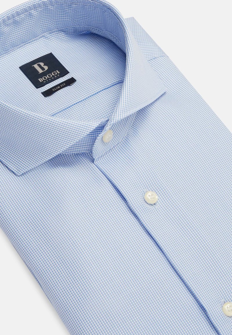 ULTIMATE NON IRON Slim Fit Dobby - Businesshemd - Light Blu
