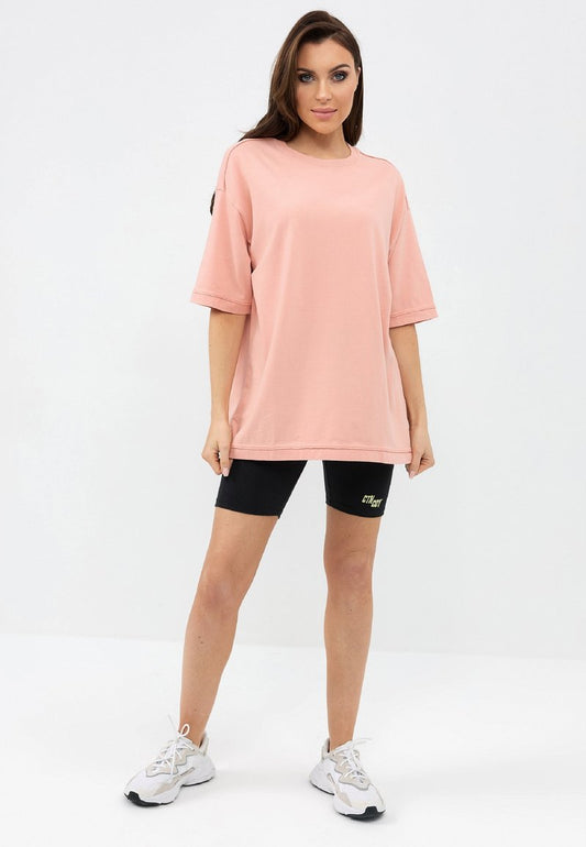 DERYA - T-Shirt Basic - Coral