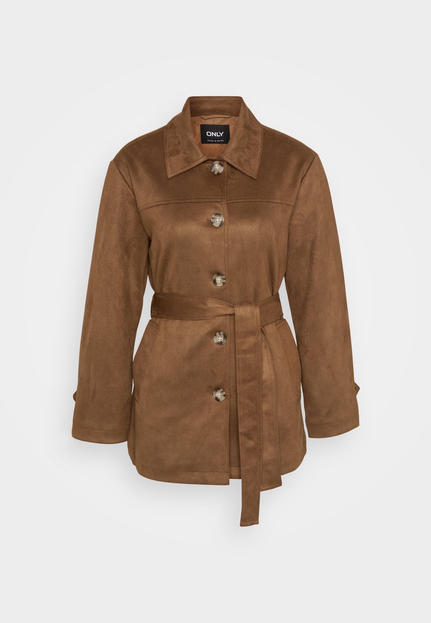 ONLY Petite ONLDIANE LIFE COAT - Short Coat - Pumice Stone
