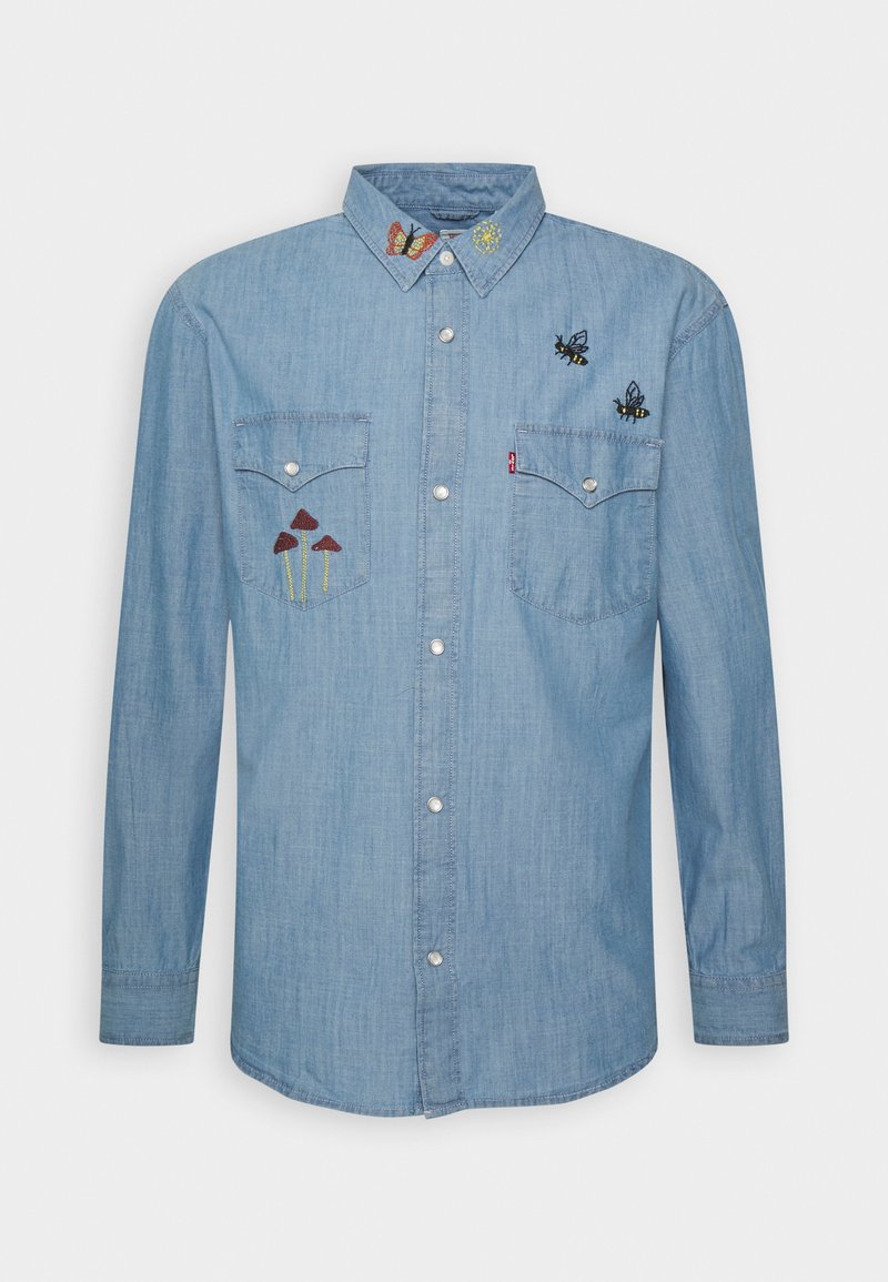 RELAXED FIT WESTERN - Hemd - Bright White