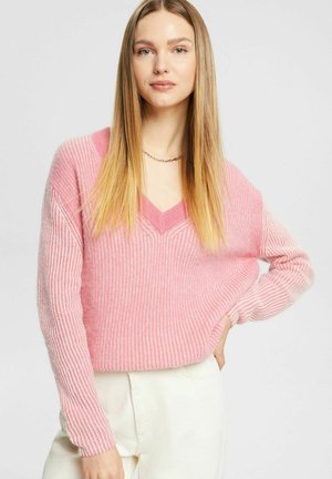 Strickpullover - Mauve Melange