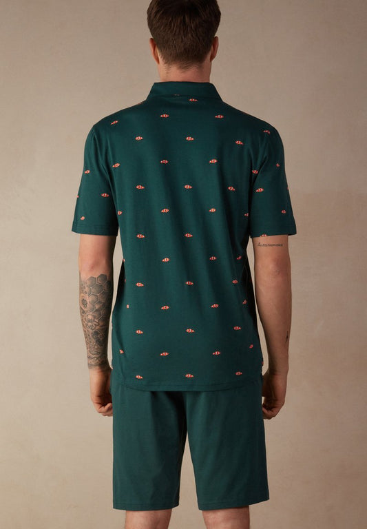 Intimissimi SET - Pyjama - Clownfish-print Dark Green