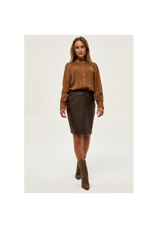 Peppercorn LINETTE - Minirock - Slate Brown