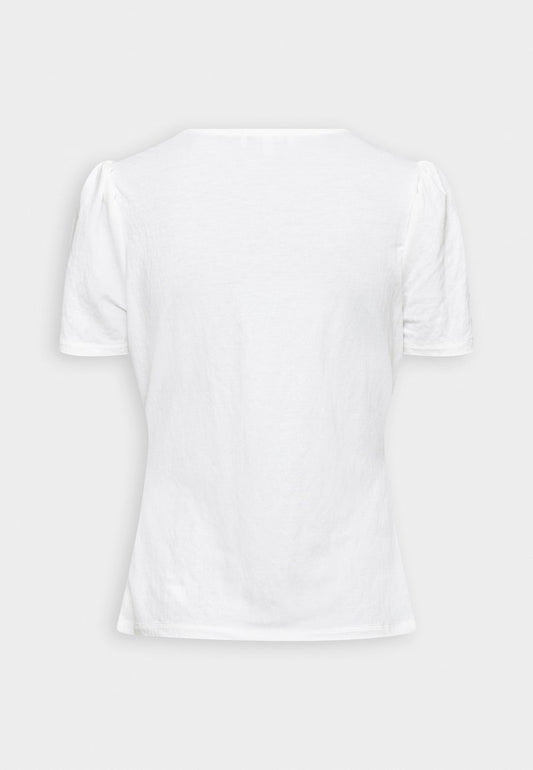MORGAN DLINA - T-Shirt Print - Off White
