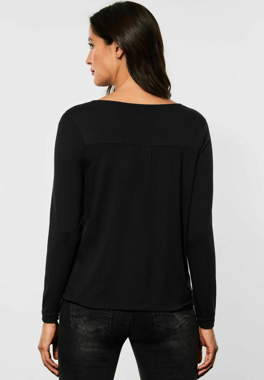 STREET ONE LANGARM - Langarmshirt - Schwarz