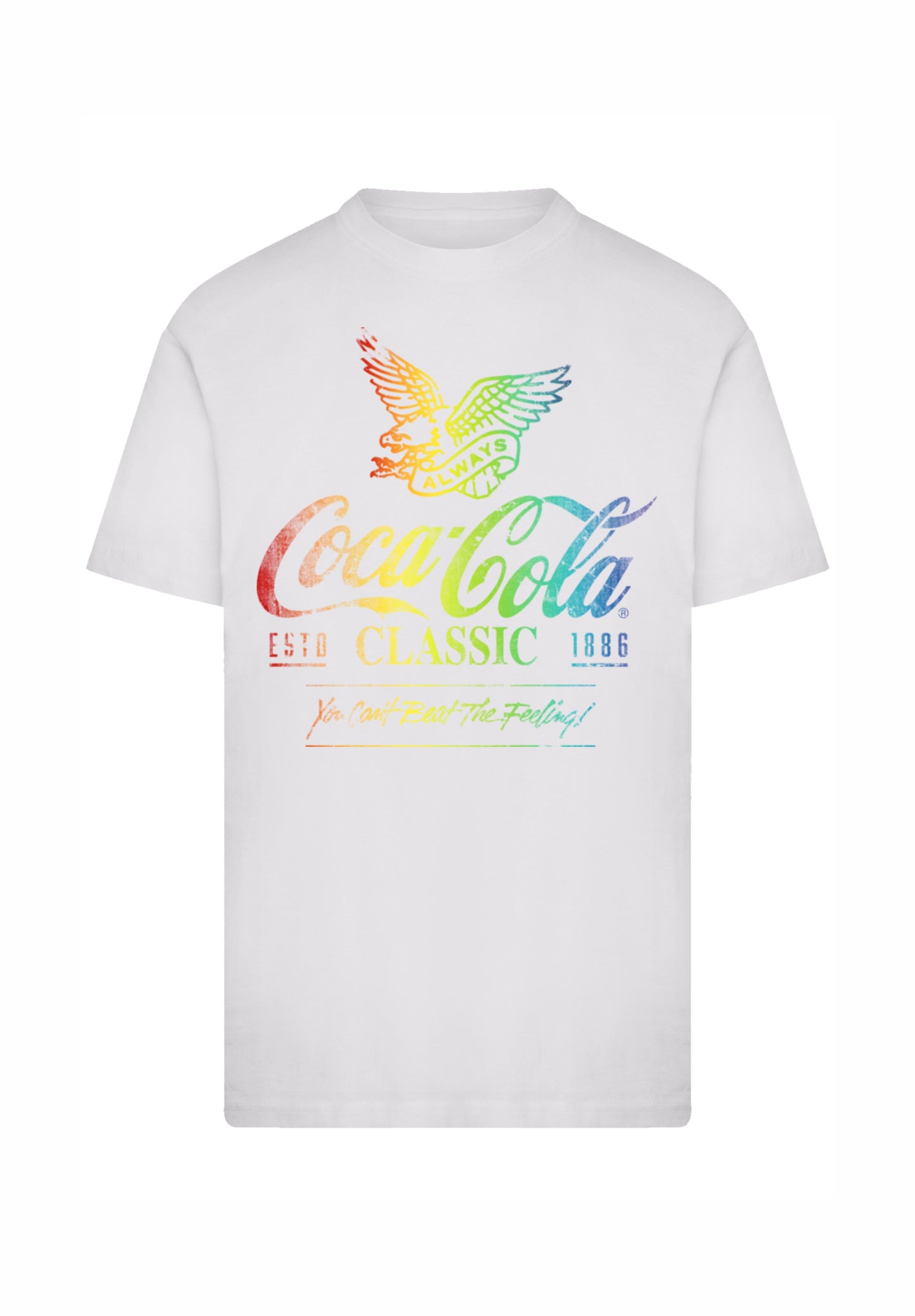 F4NT4STIC COCA COLA OMBRE GRAPHIC - Print T-shirt - Schwarz