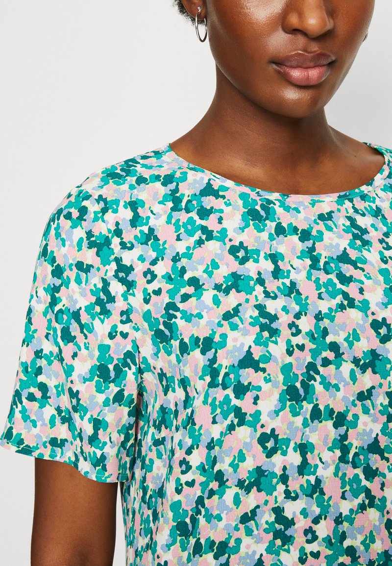 Marc O'Polo DENIM DRESS SHORT SLEEVE - Freizeitkleid - Multi/blue