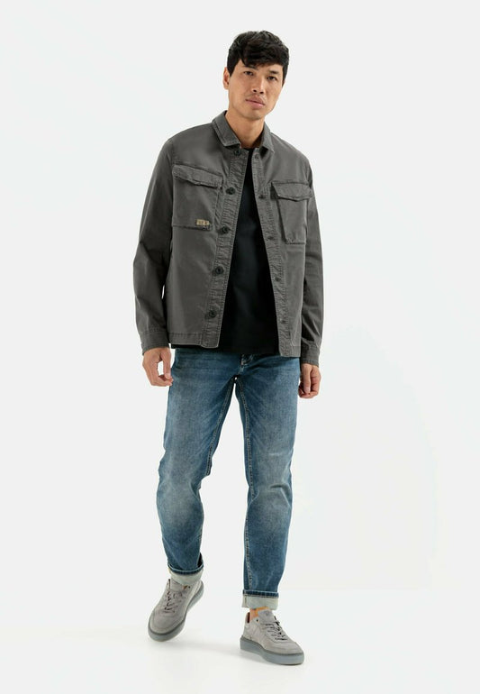 Camel Active INDOOR REGULAR FIT - Leichte Jacke - Shadow Grey