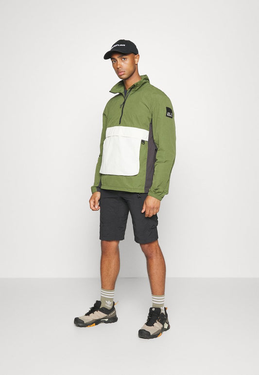 Jack Wolfskin REBEL OVERHEAD - Windbreaker - Greenwood
