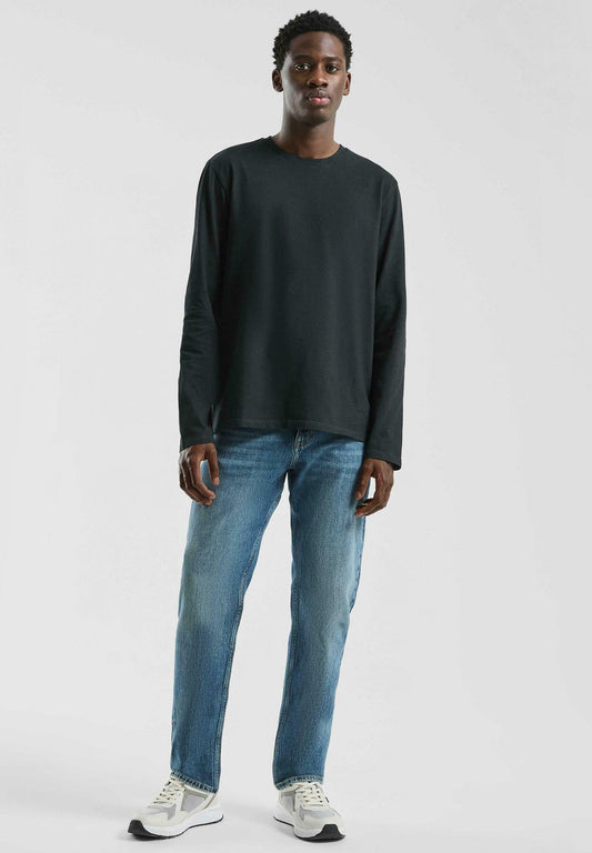 Long Sleeved Top - Schwarz