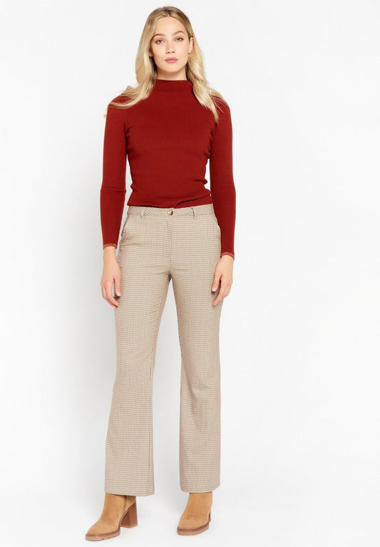 LOLALIZA Stoffhose - Camel