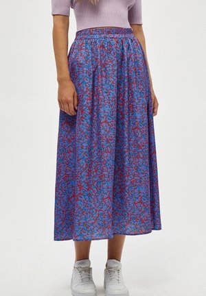MAGGIE FLOWER - A-Linien-Rock - Navy Flower