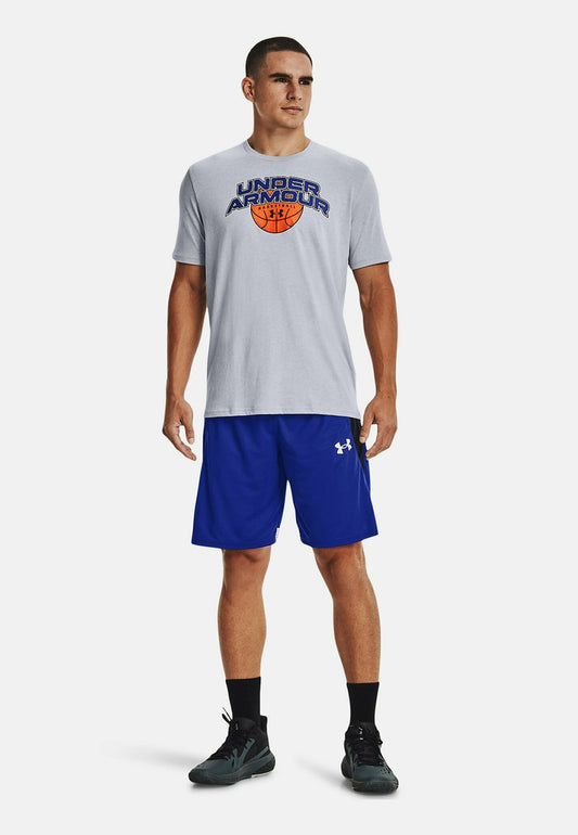 Under Armour BASELINE 10IN - Kurze Sporthose - Royal