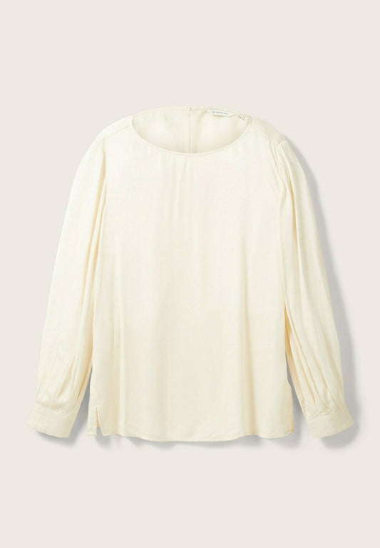 Tom Tailor Bluse - Soft Buttercream