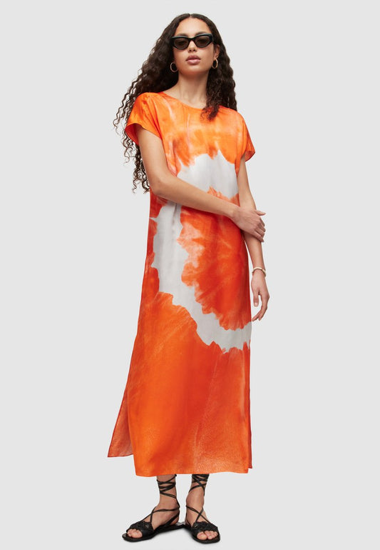 AllSaints ETTA MARIANA - Freizeitkleid - Orange