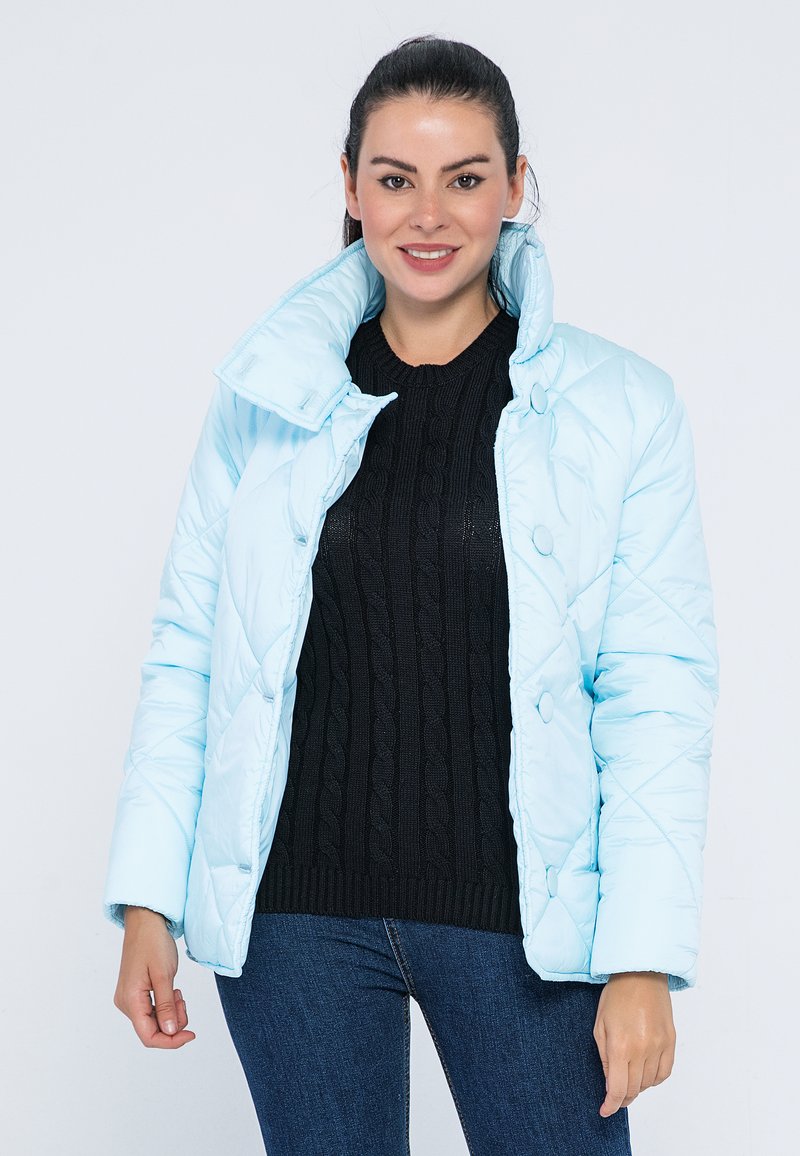 MIT STEHKRAGEN - Winterjacke - Lilac