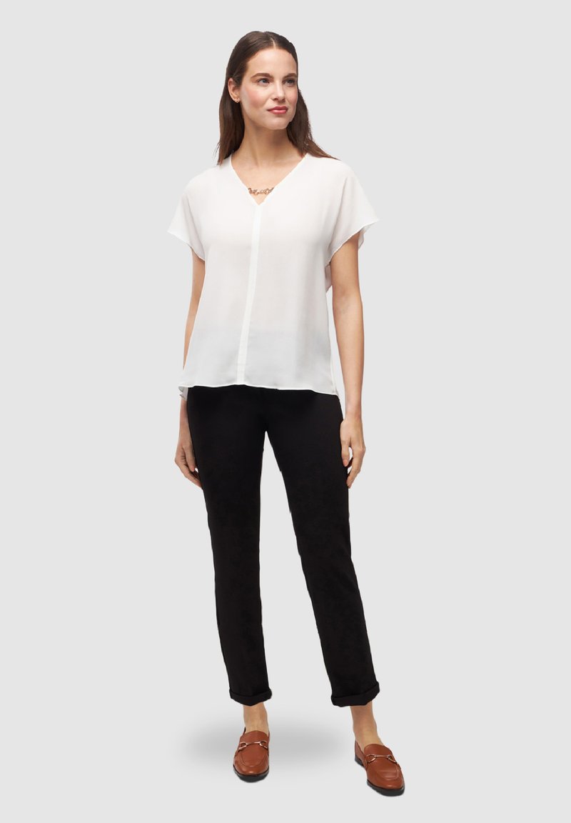 AVEC BOUCLE - Bluse - Nero