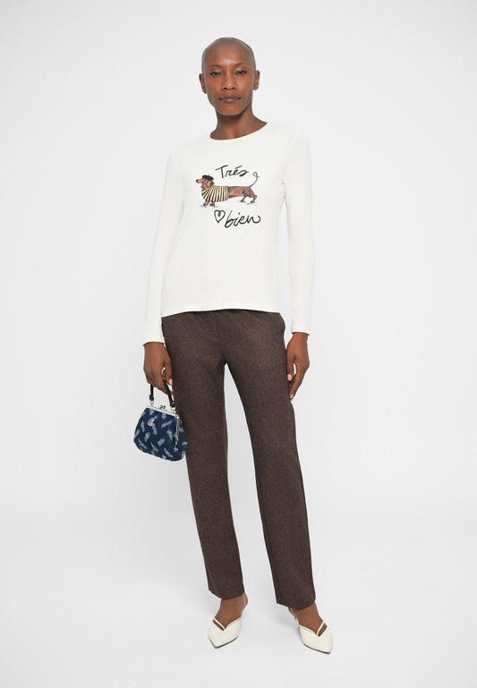 RENOIR - Long Sleeved Top - Ecru