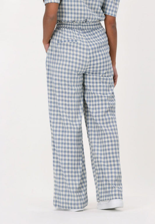 Lollys Laundry BROEKEN RITA - Stoffhose - Lichtblauw