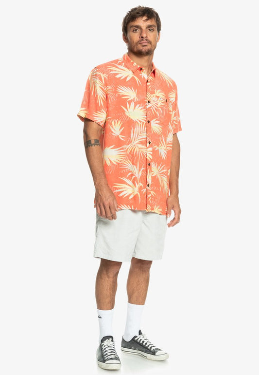Quiksilver RIPPED UP - KURZÄRMLIGES - Hemd - Fresh Salmon Ripped Up