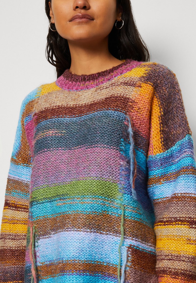 BDG Urban Outfitters SQUARE CHUNKY - Strickpullover - Multi