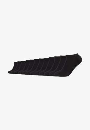 Camano CA-SOFT ORGANIC COTTON QUARTER 10 PACK - Socken - Black White