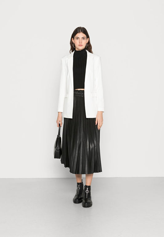 Pieces PCBOSSY LS LOOSE NOOS - Kurzmantel - Cloud Dancer