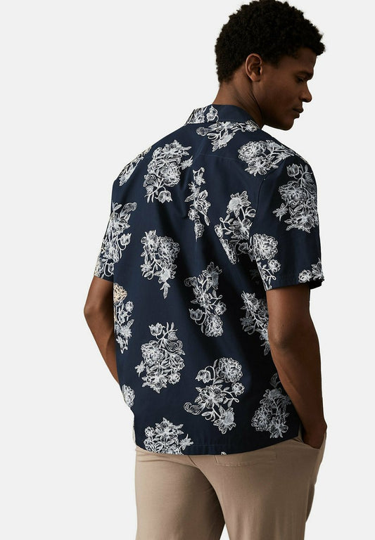 Marks & Spencer AUTOGRAPH FLORAL - Nachtwäsche Shirt - Navy Mix