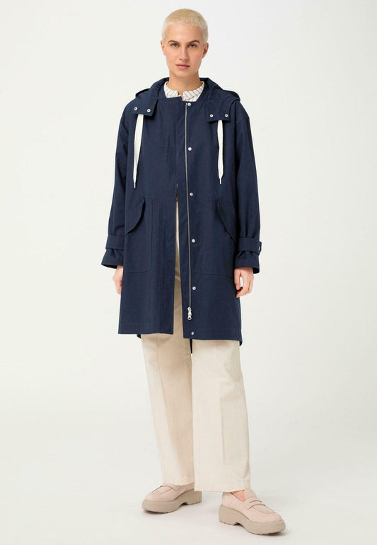NATURE SHELL - Parka - Sommerblau