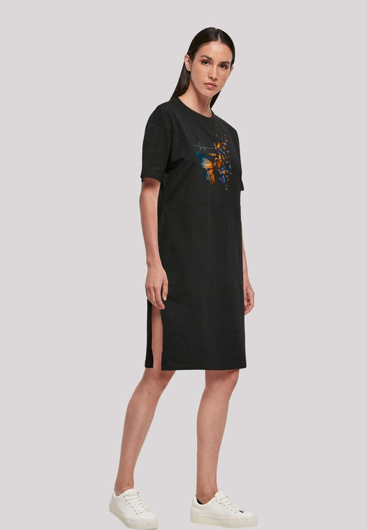 F4NT4STIC SCHMETTERLING FRÜHLINGS - Jerseykleid - Schwarz