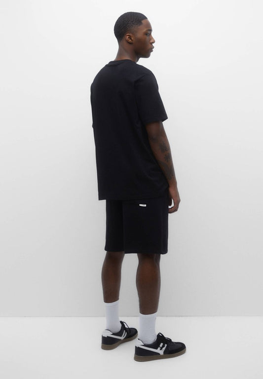 PULL & BEAR SET AND BERMUDA - Shorts - Black